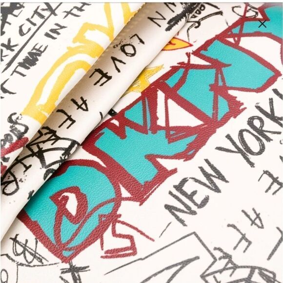 DKNY Tilly graffiti print  backpack in cream w/graffiti print, new with tags! - Picture 4 of 14